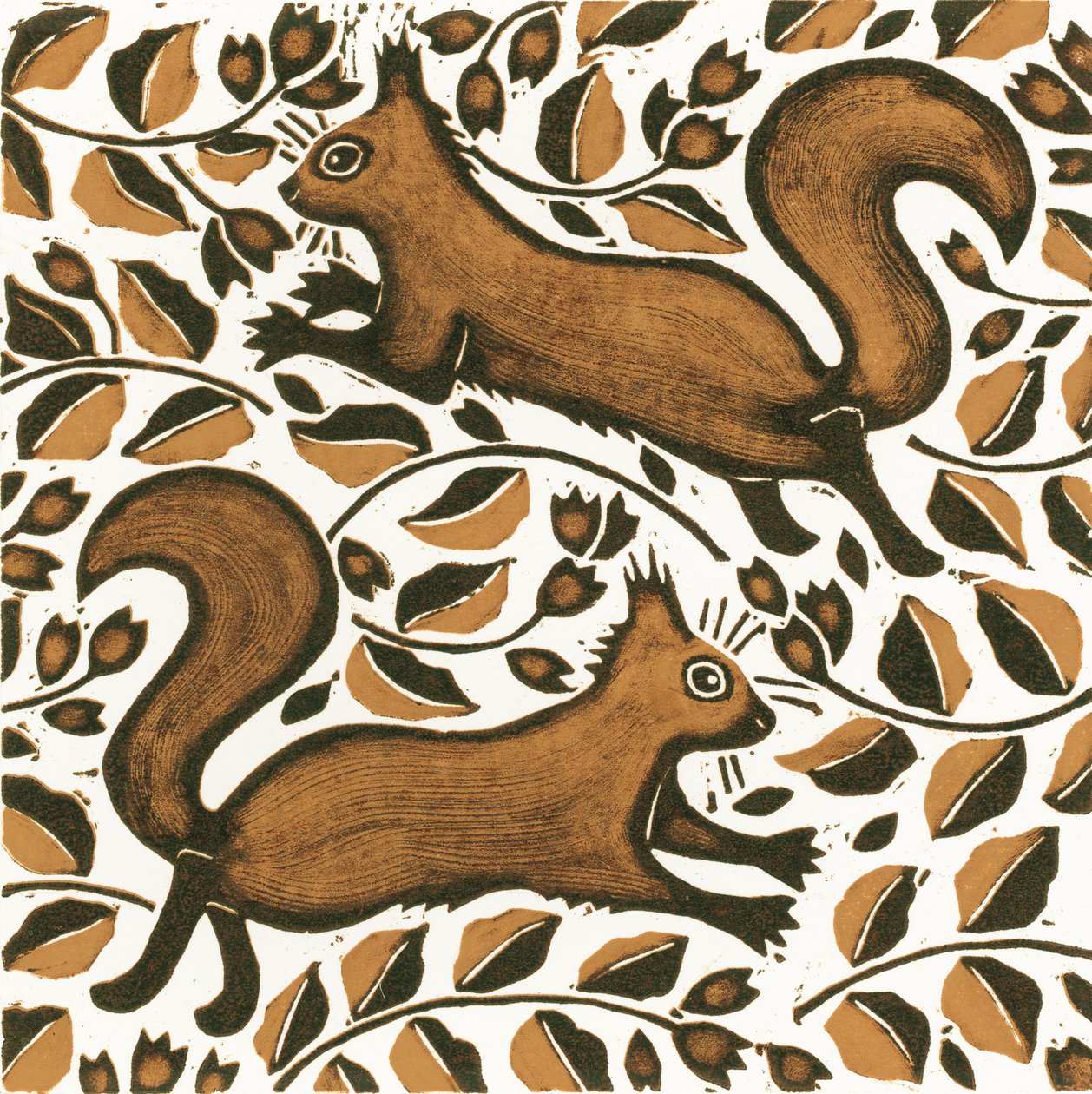 Beechnut Squirrels，2002 作者 纳特·莫利