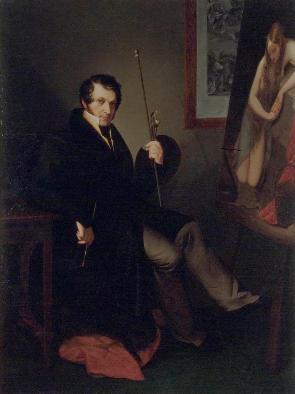 自画像》，1831年。 作者 纳塔莱·夏沃尼（Natale Schiavoni）