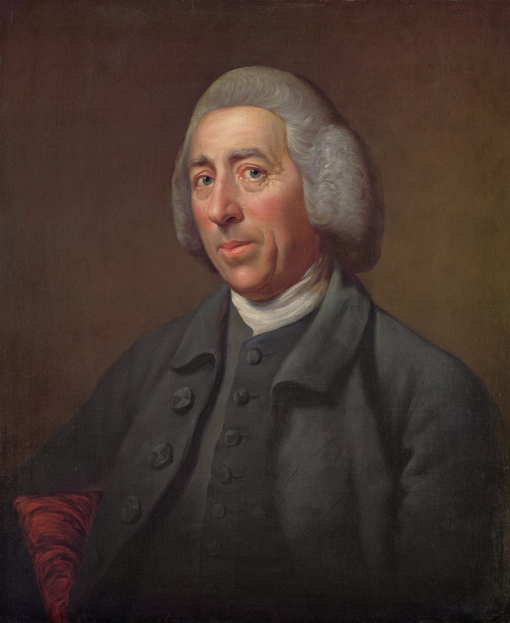 Lancelot Capability Brown的肖像（1716-83） 作者 纳撒尼尔舞蹈荷兰