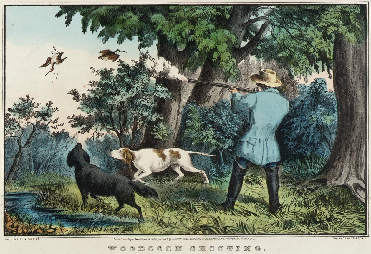 打猎 作者 纳撒尼尔·卡里尔（Nathaniel Currier）