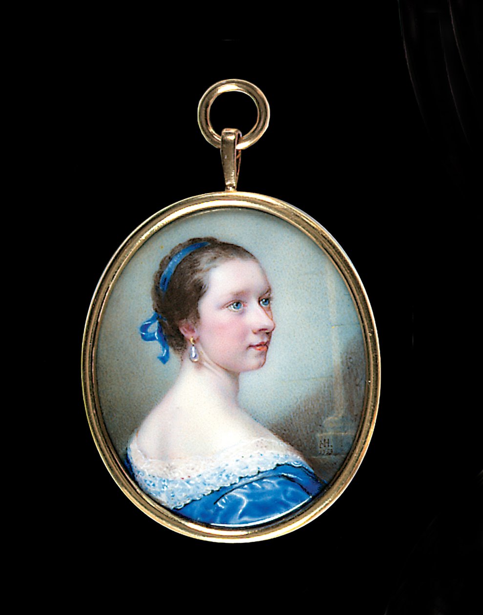 莉迪亚·加纳（Lydia Garner），1753年 作者 纳撒尼尔·霍恩（Nathaniel Hone）