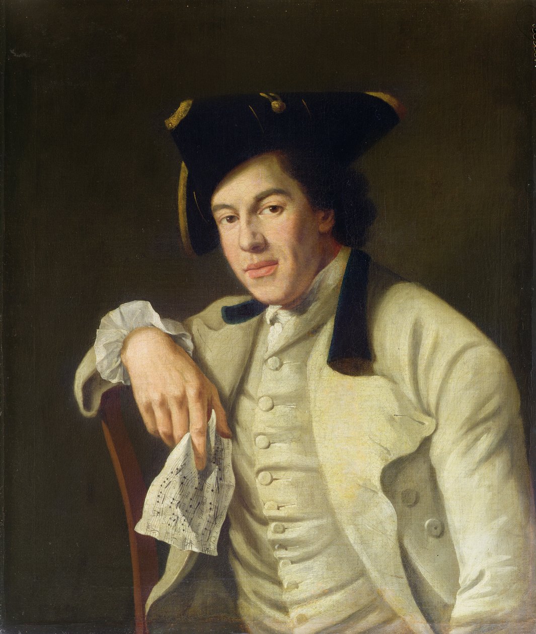Charles Lee Lewis的肖像（1740-1803） 作者 纳撒尼尔·霍恩（Nathaniel Hone）