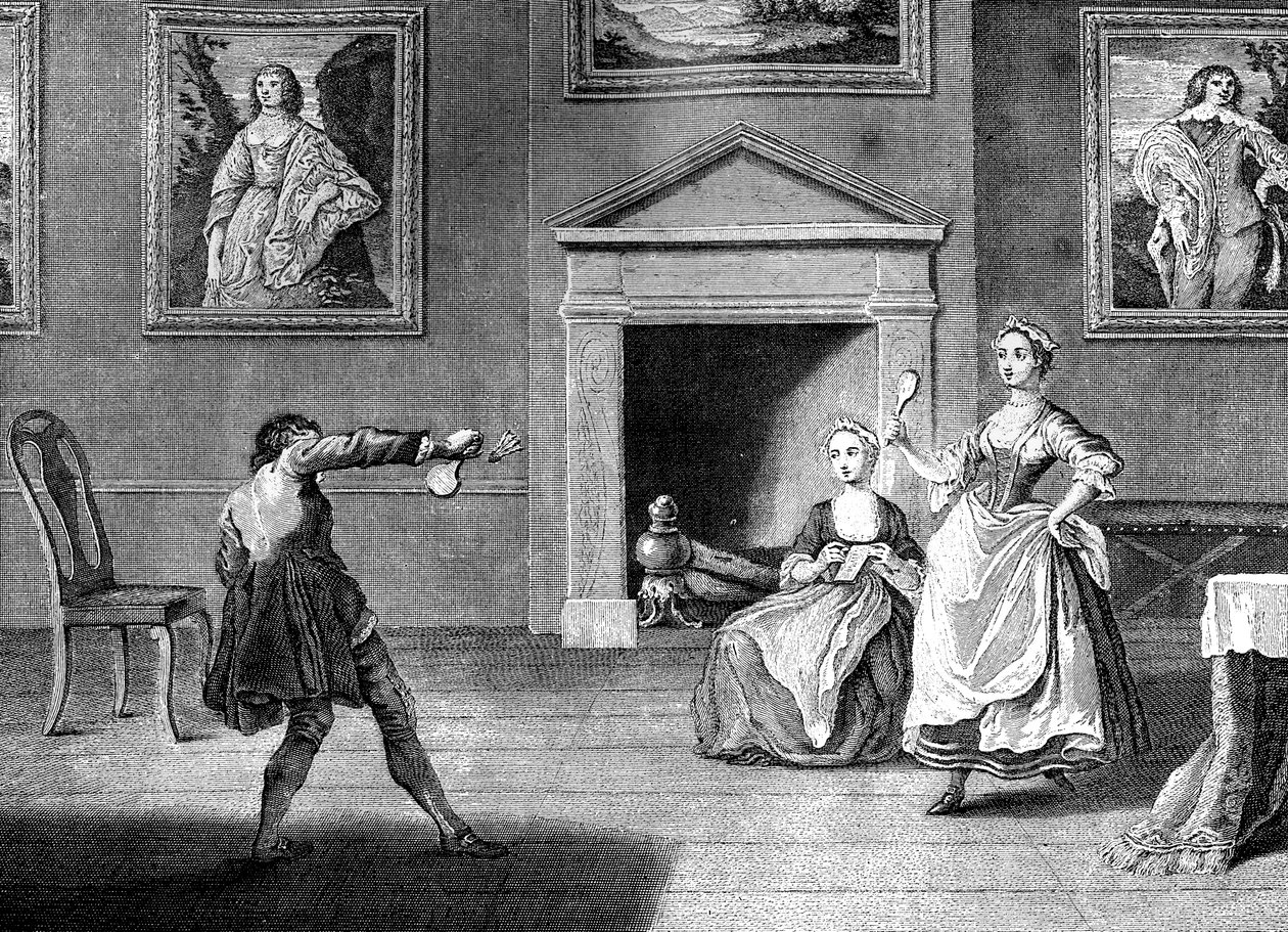 巴特多尔和Shu球，1743年。 作者 纳撒尼尔·帕尔（Nathaniel Parr）