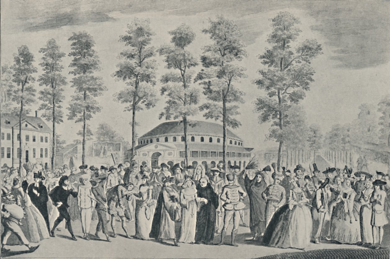 1920年1月4日，Ranelagh花园的禧年球，1749年 作者 纳撒尼尔·帕尔（Nathaniel Parr）