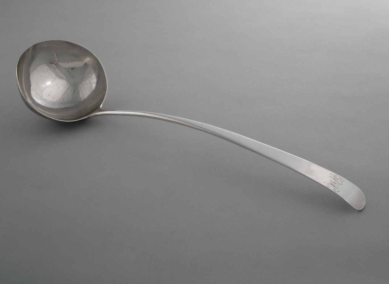 Punch Ladle, c. 1808-1820 (silver) 作者 纳撒尼尔·弗农（Nathaniel Vernon）