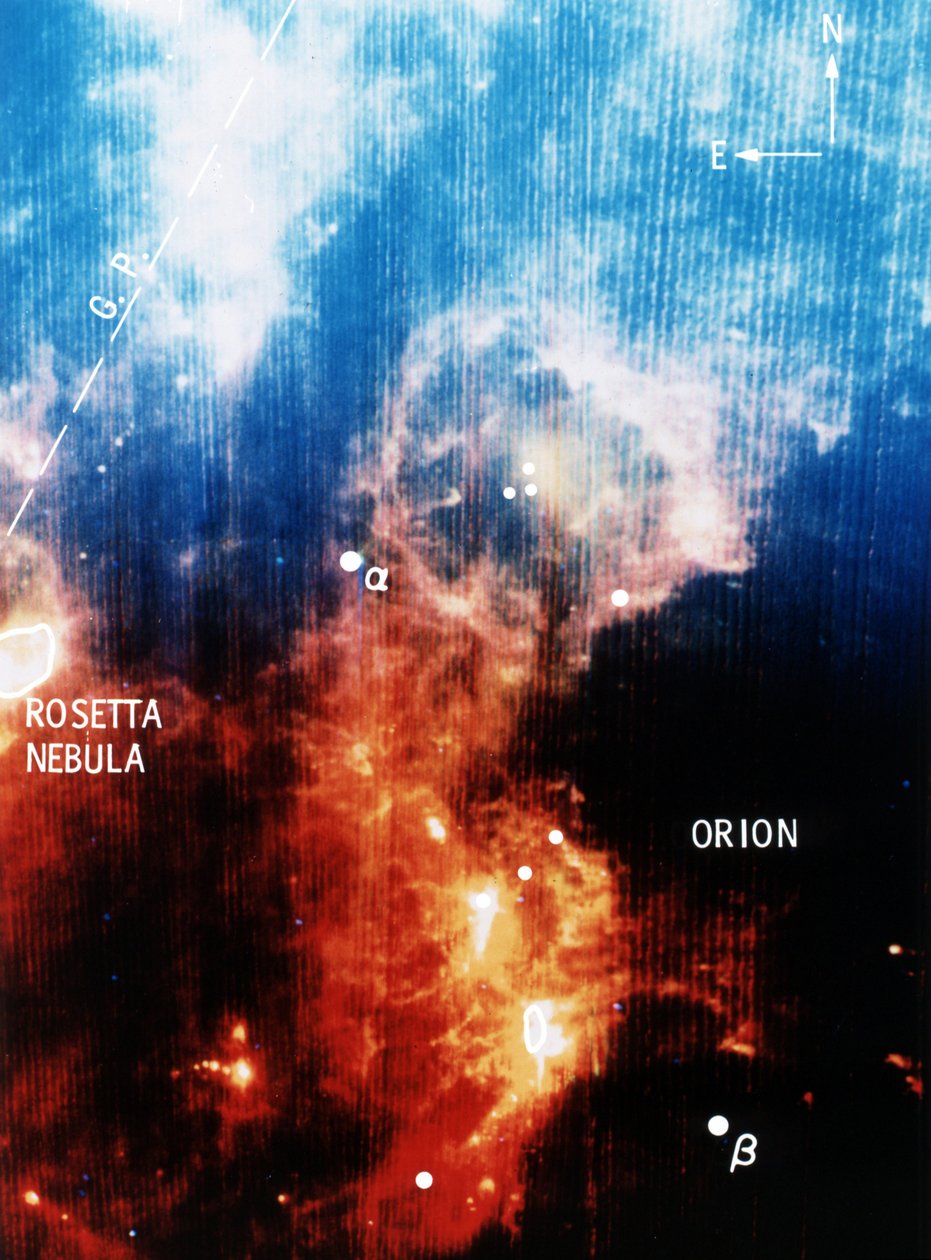 猎户座星座的红外视图。 NASA照片 作者 国家航空航天局国家航空航天局