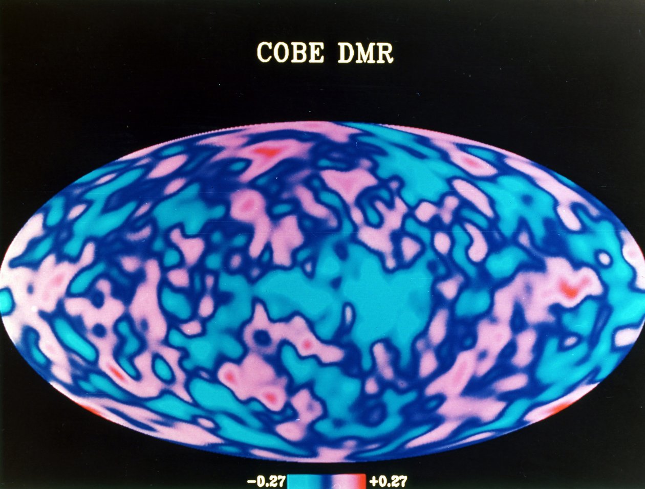 从COBE（宇宙背景资源管理器）的一年数据产生的整个天空的微波地图。 NASA照片。 作者 国家航空航天局国家航空航天局