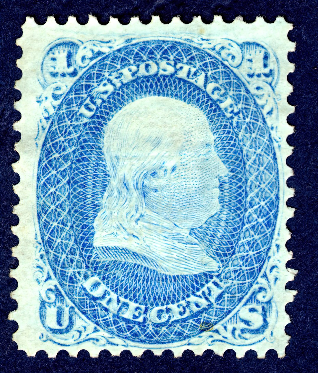 1c 富兰克林-F-格里尔单人，1867年。 作者 国家银行票据公司