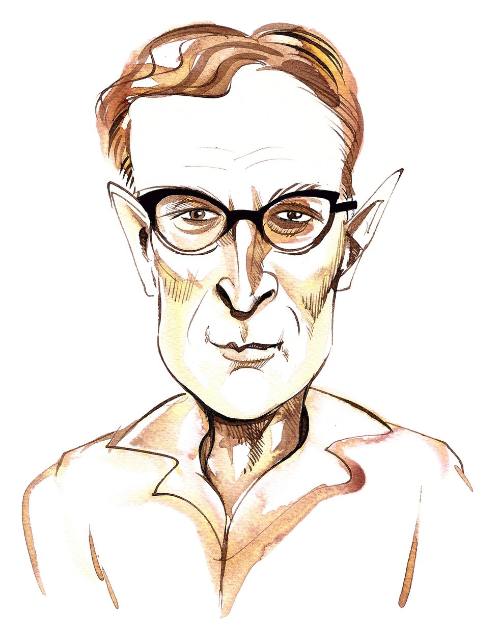 Douglas Lilburn（新西兰作曲家，1915-2001）漫画 作者 尼尔·奥斯本