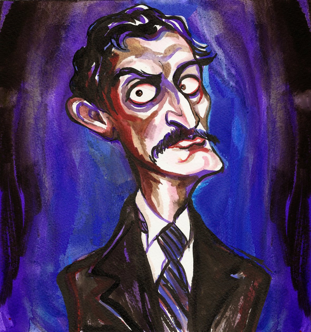 Edvard Munch，2018年（墨水） 作者 尼尔·奥斯本