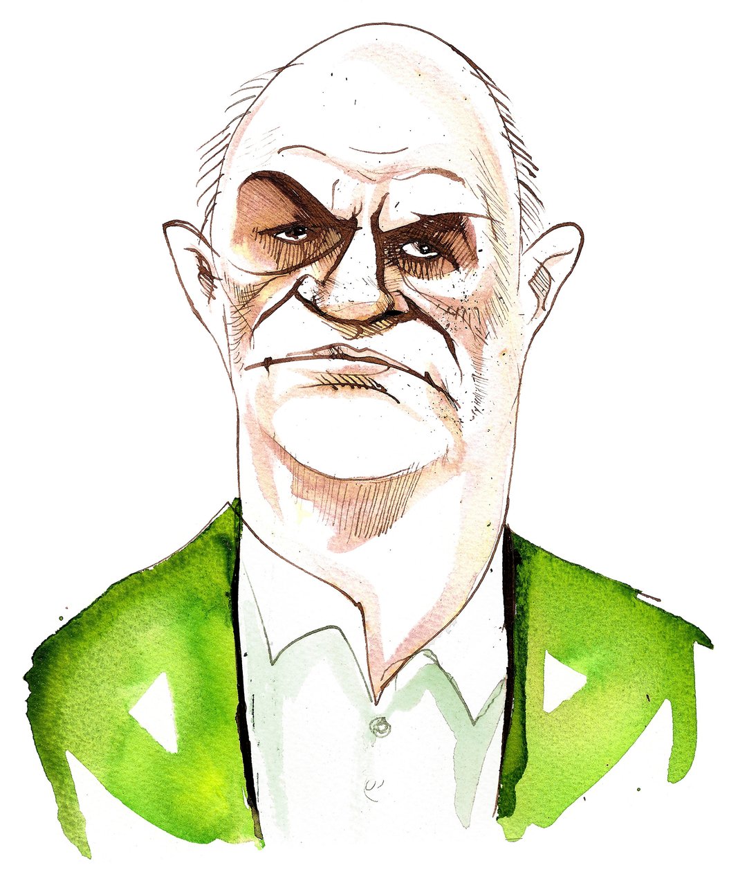 爱尔兰小说家Colm Toibin（生于1955年）;漫画 作者 尼尔·奥斯本