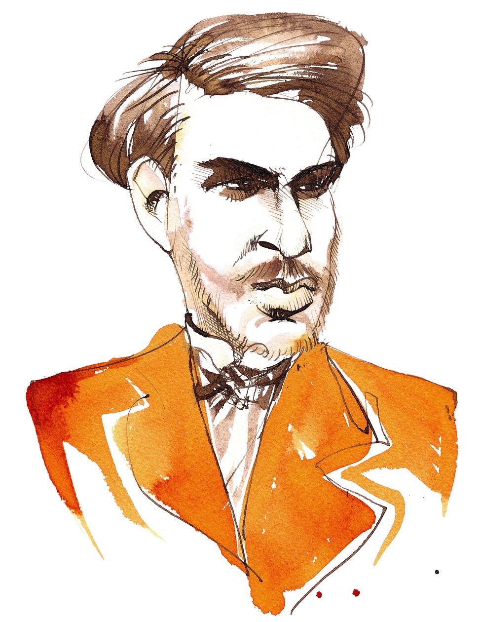 Sergei Taneyev（俄罗斯作曲家，1856-1915）讽刺了一个年轻人 作者 尼尔·奥斯本