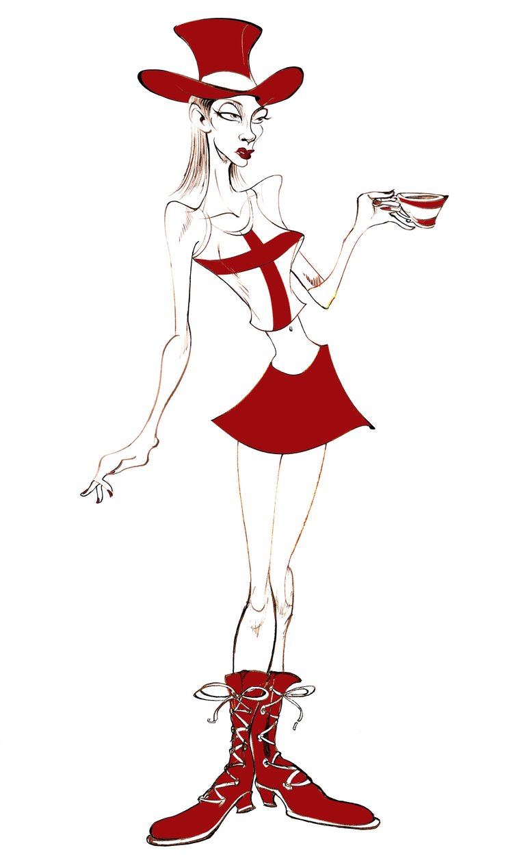 疯帽子服装的女人 作者 尼尔·奥斯本