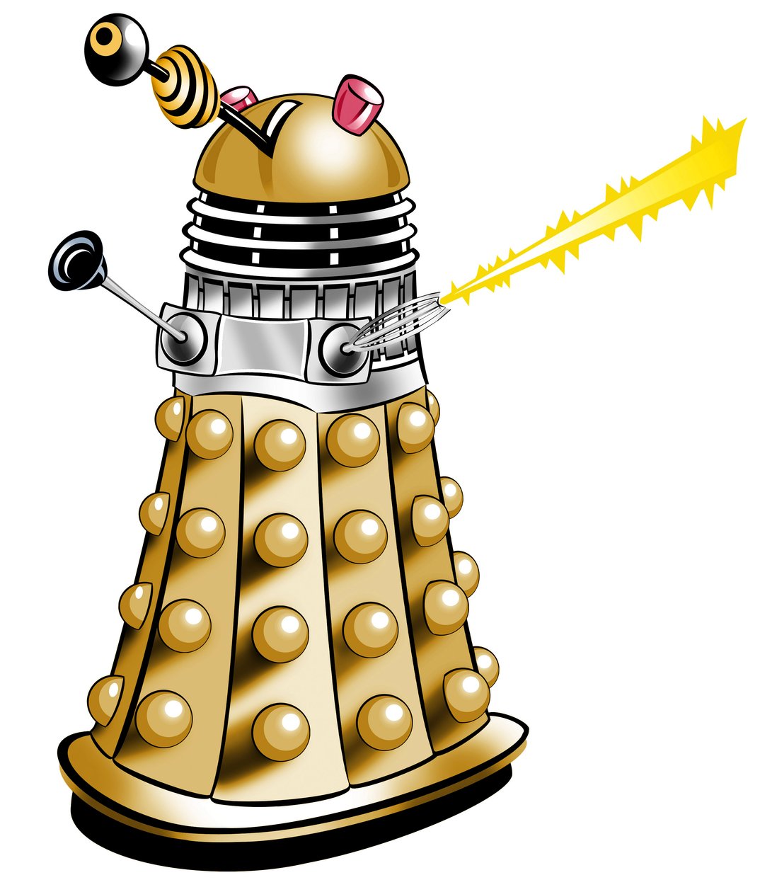 Dalek - 卡通插图 作者 尼尔·奥斯本