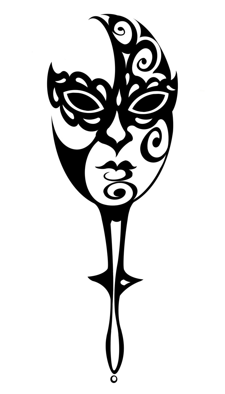 carnival mask, 2023 (digital) 作者 尼尔·奥斯本