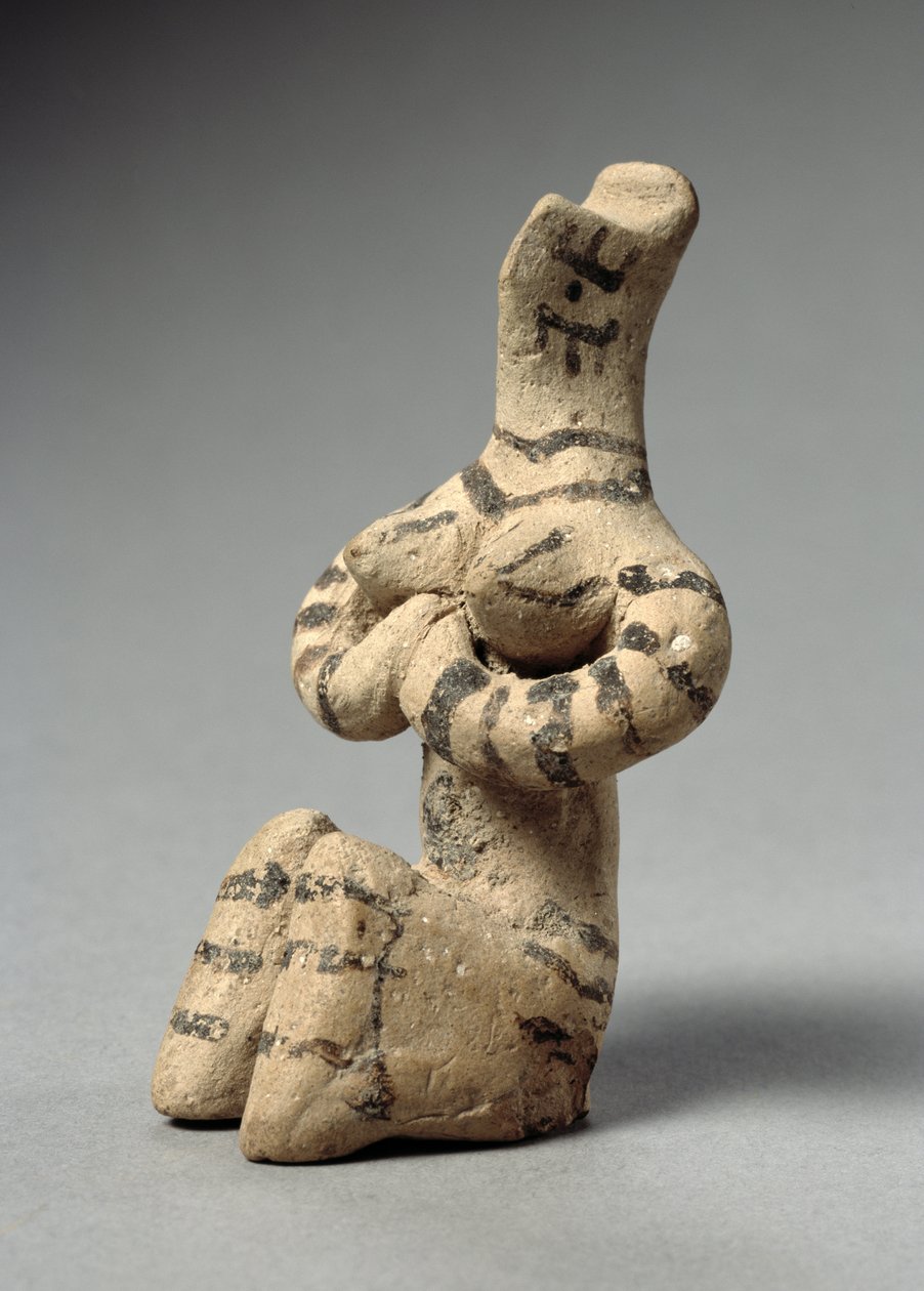Steatopygous figure，Tell Halaf，公元前6至5年（赤土陶器） 作者 新石器时代