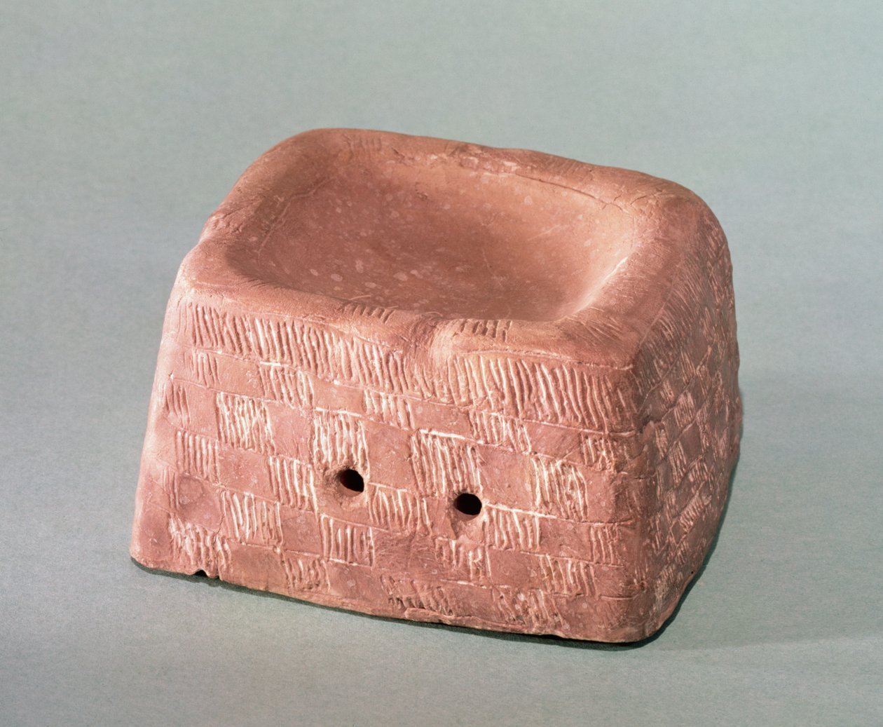 用作香水燃烧器的花瓶支架，Chasseen文化，公元前3000-2500年（陶器 作者 新石器时代新石器时代