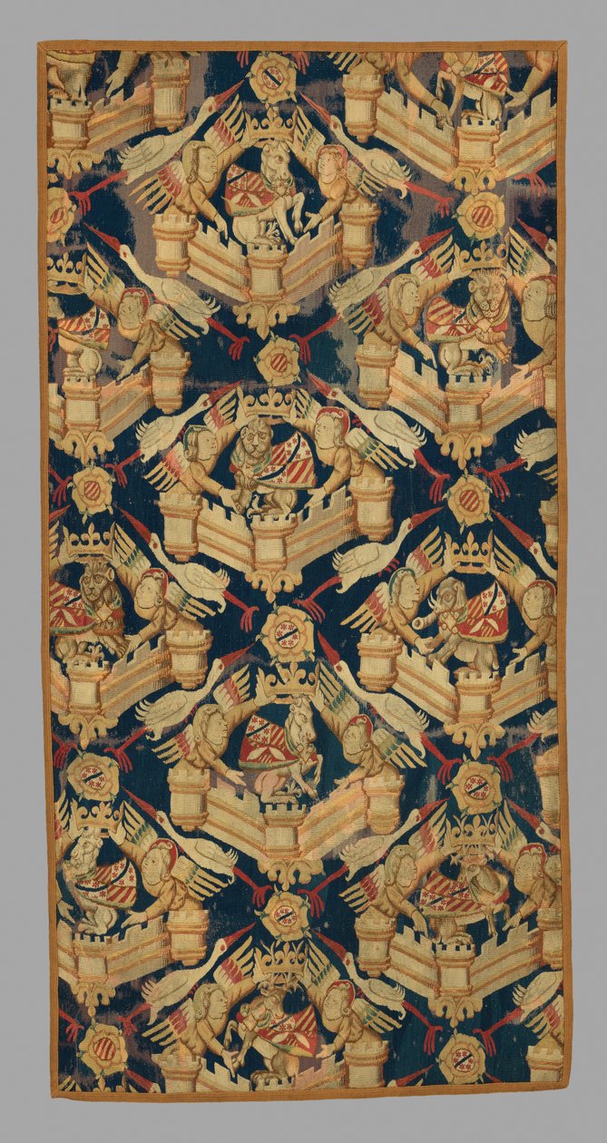 纹章作曲，南荷兰语，c.1350-75 作者 荷兰语学校