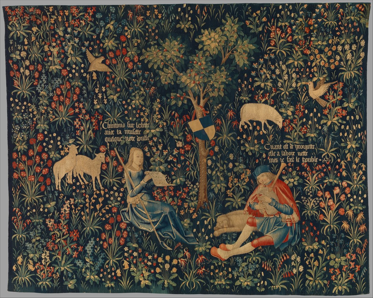 Shepherd and Shepherdess Making Music，c.1500-30 作者 荷兰语学校