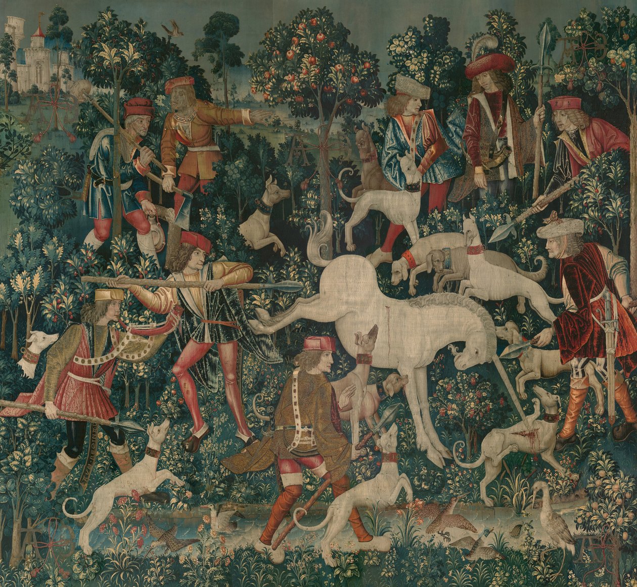 独角兽捍卫自己，c.1500 作者 荷兰语学校