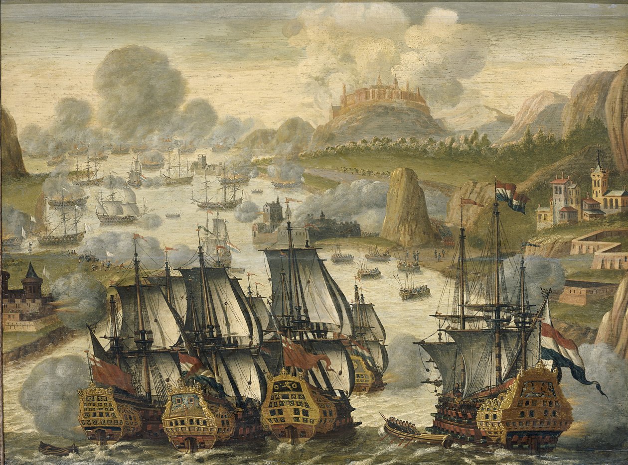 维哥湾海战，1702年，大约1705年 作者 荷兰大师