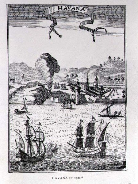 哈瓦那，来自阿姆斯特丹Gages Voyages，1720年 作者 荷兰语学校