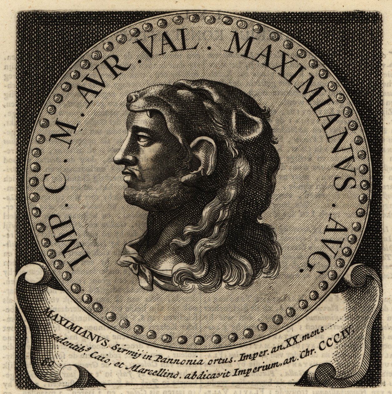 Portrait of Roman Emperor Maximian. 作者 荷兰语学校
