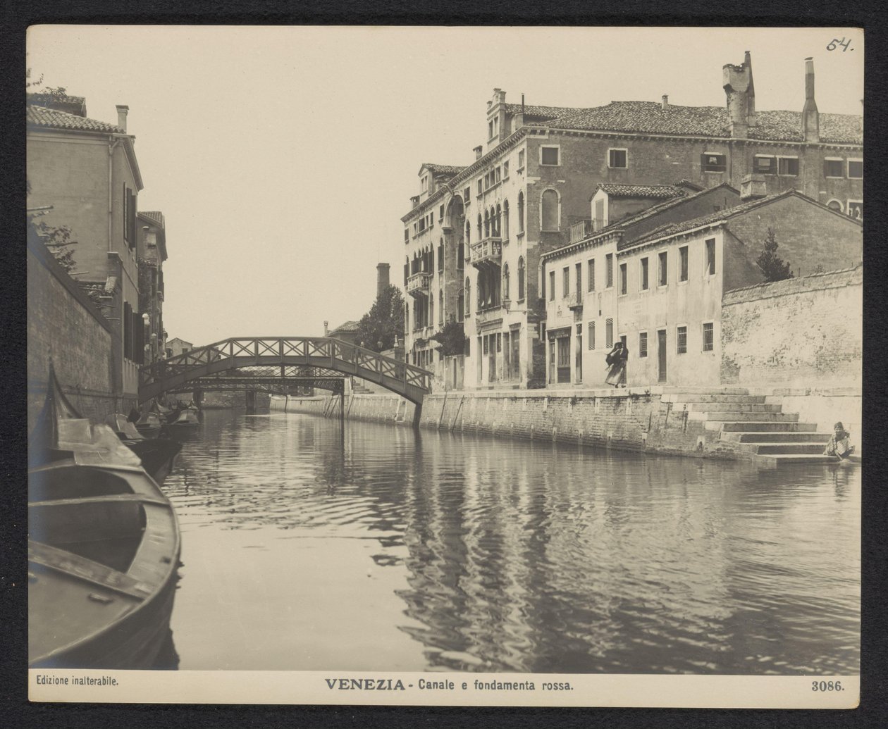 威尼斯玫瑰园景观
Venezia - Canale e fondamenta rossa（标题见实物） 作者 新摄影协会