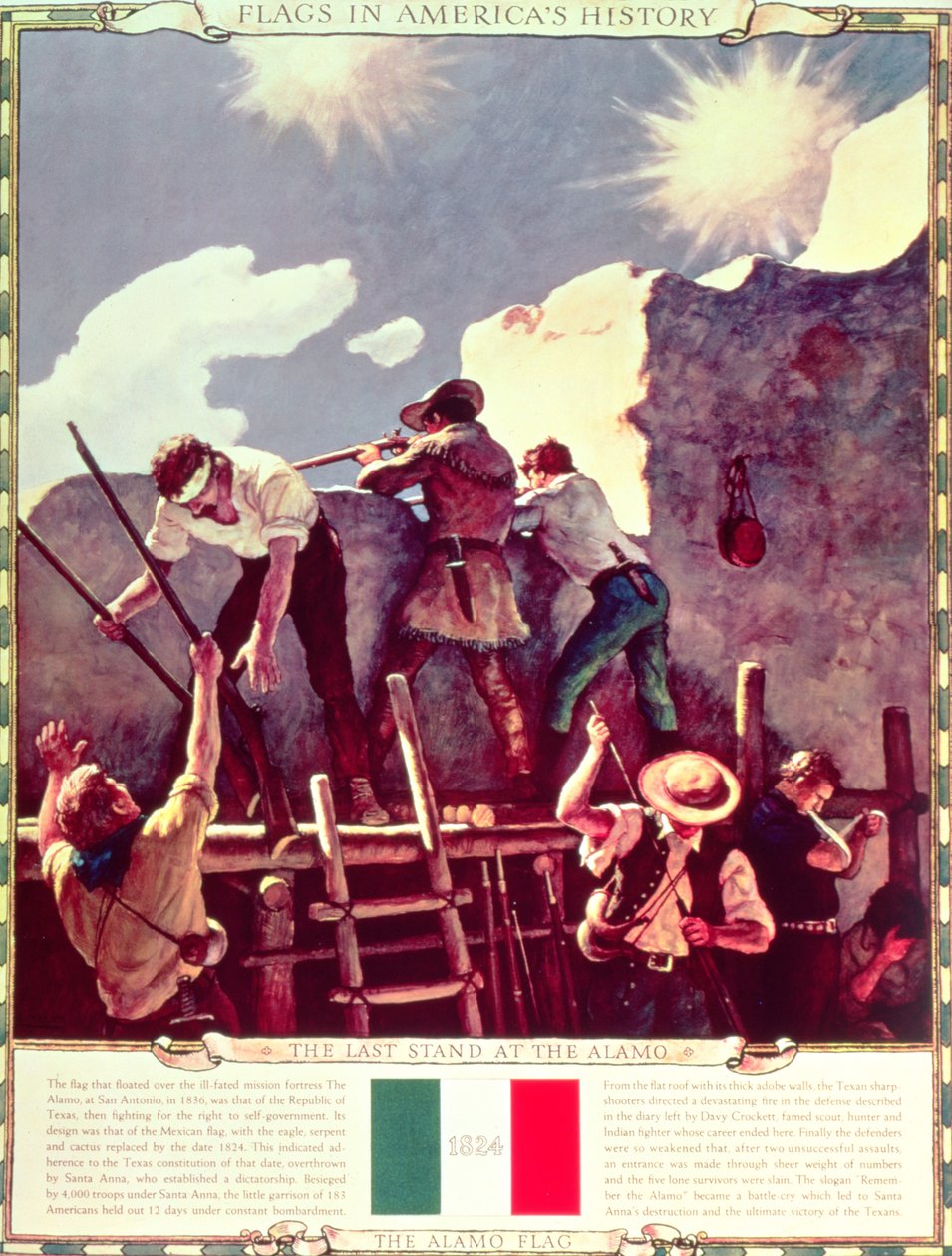 1836年3月6日在阿拉莫的最后一站_ 作者 纽维尔·康威斯
