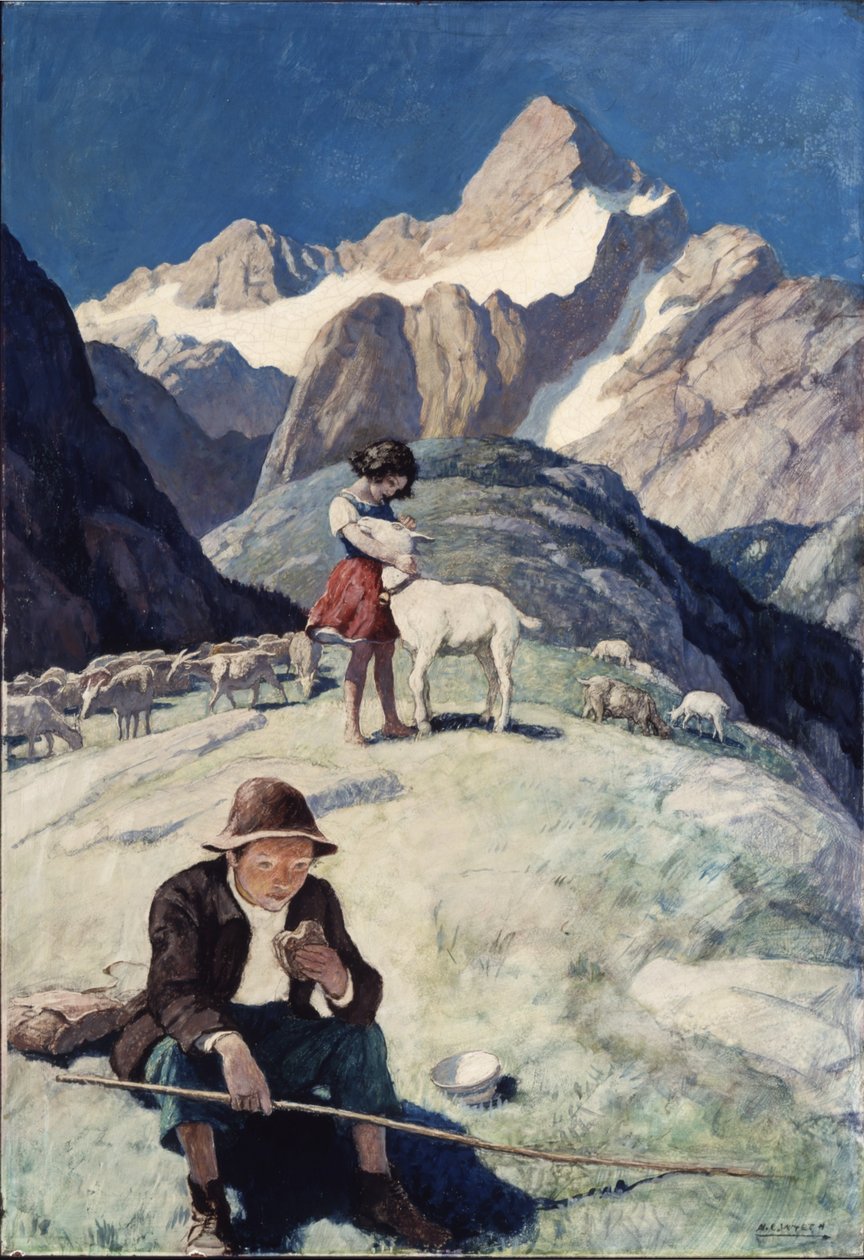 海蒂，1940年（文艺复兴时期的石油小组） 作者 纽维尔·康威斯