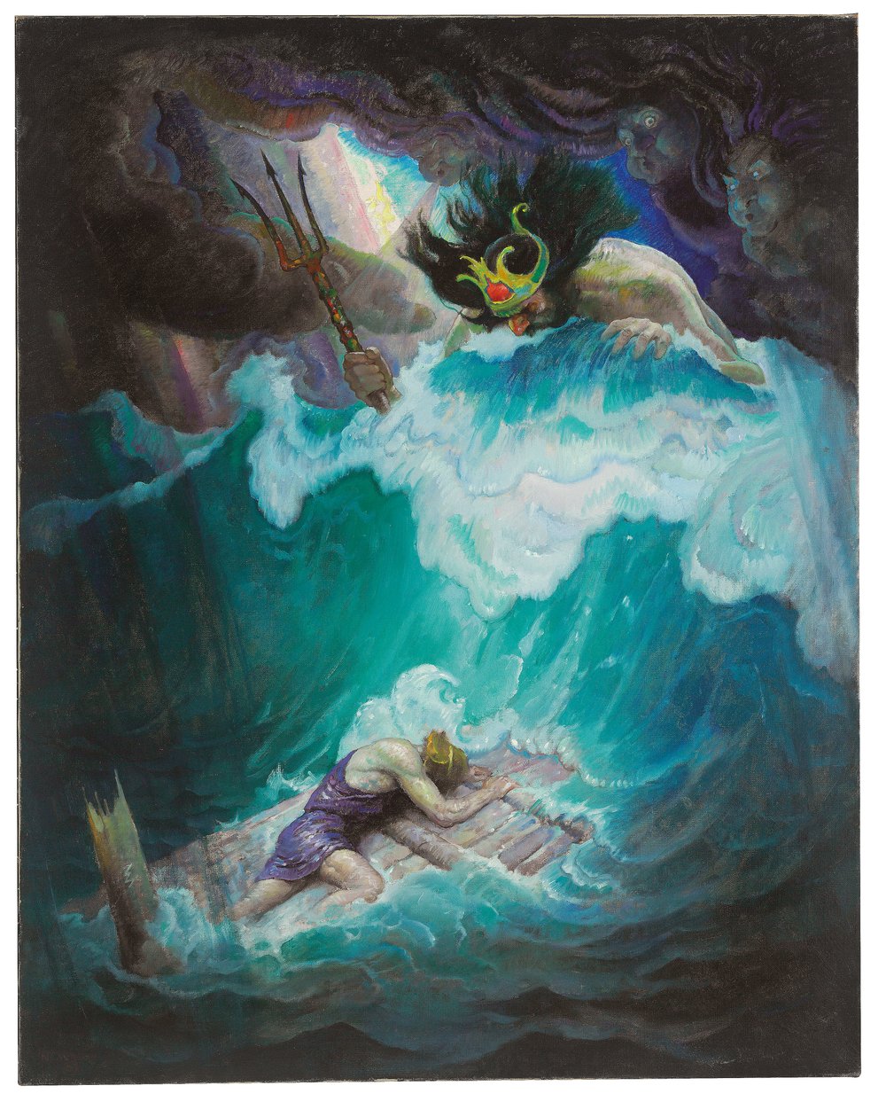 奥德修斯的木筏（海神与奥德修斯之战） 作者 纽维尔·康威斯