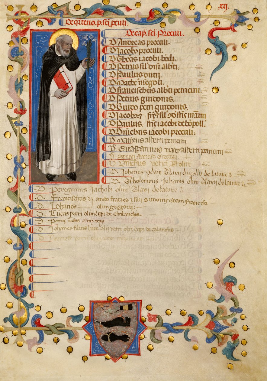 圣多米尼克 作者 NiccolòGiacomo da di Bologna