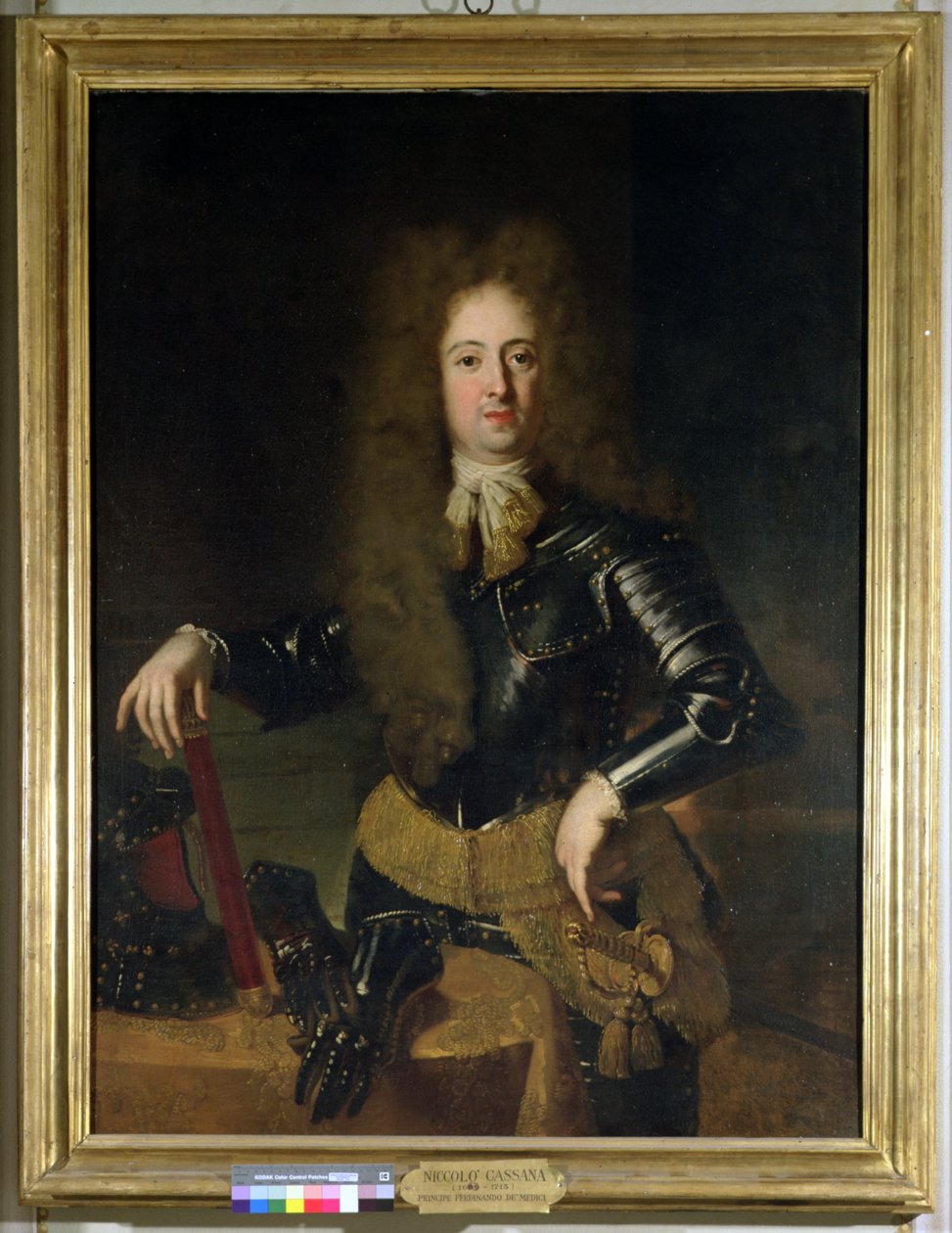 &39;Medici（1610-70）的费迪南德二世肖像 作者 尼科洛·卡萨纳（Niccolo Cassana）