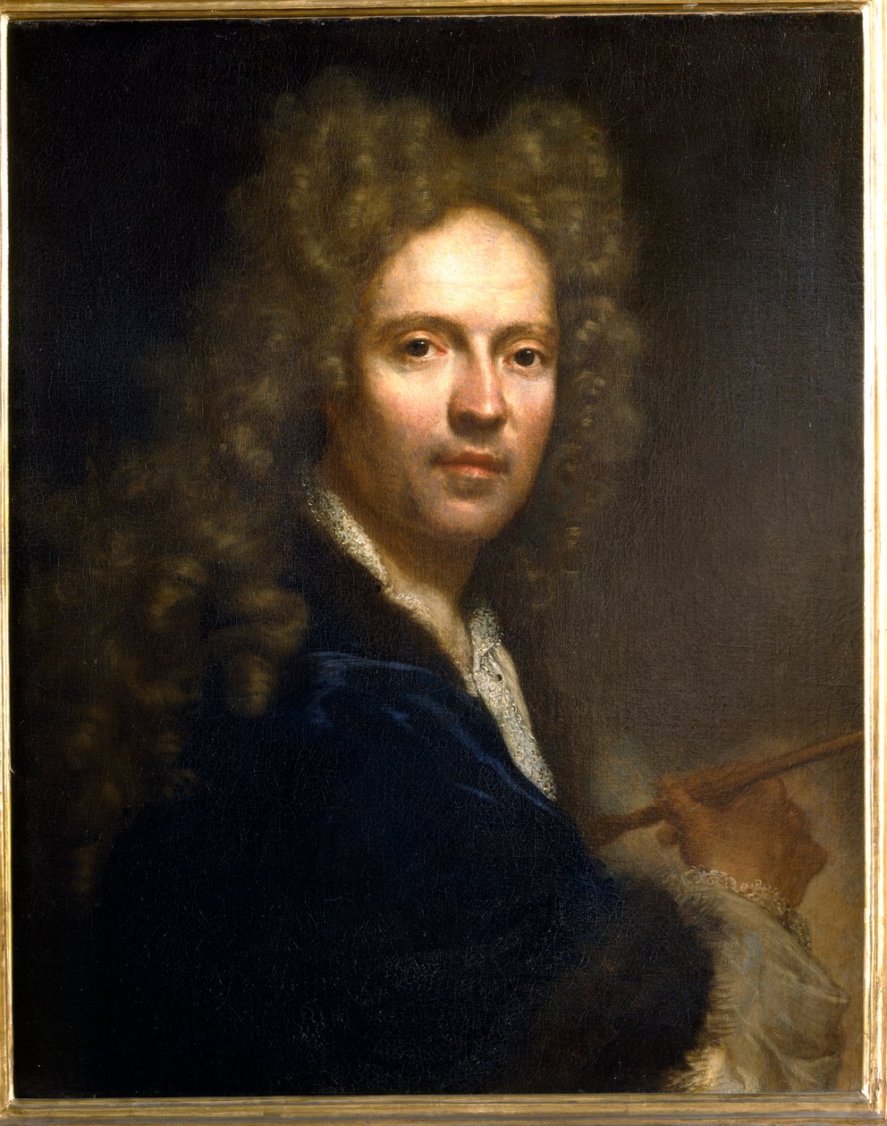 自画像，c.1695 作者 尼科洛·卡萨纳（Niccolo Cassana）