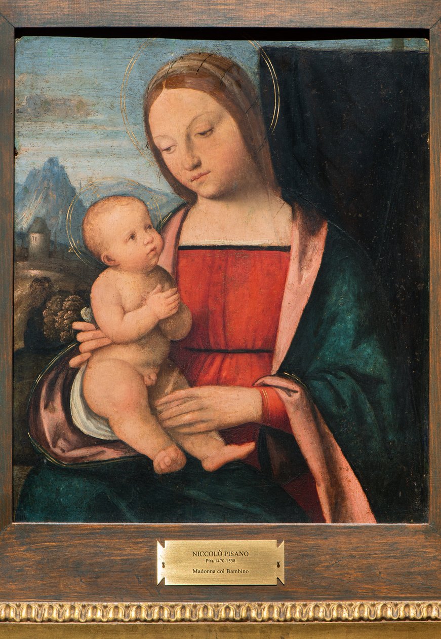 麦当娜和孩子，1510-1520年 作者 尼科洛·皮萨诺（NiccolòPisano）