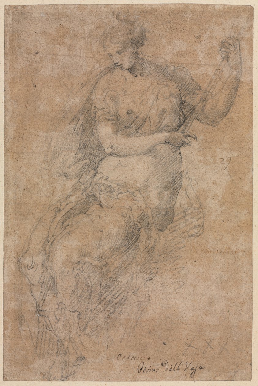 寓言人物（右图） 作者 Niccolo dell' Abbate
