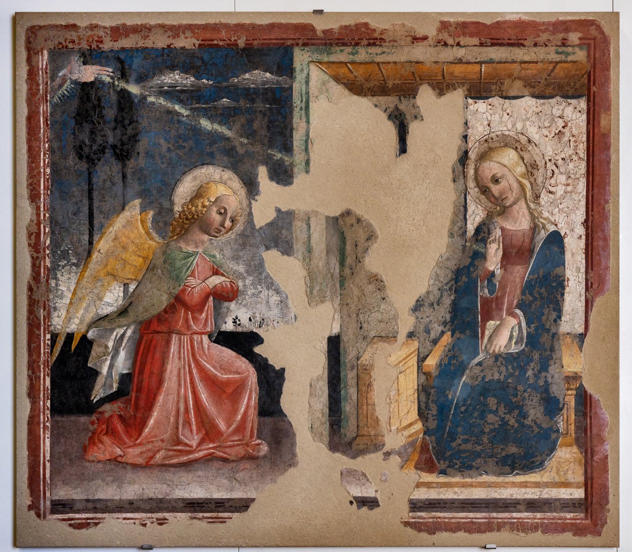 圣母领报，十五世纪 作者 Niccolo di Liberatore