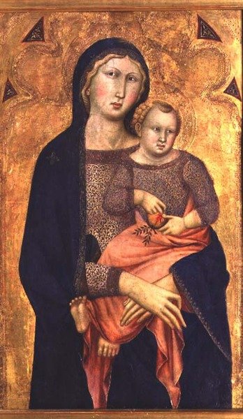 圣母与儿童 作者 Niccolo di ser Sozzo Tegliacci