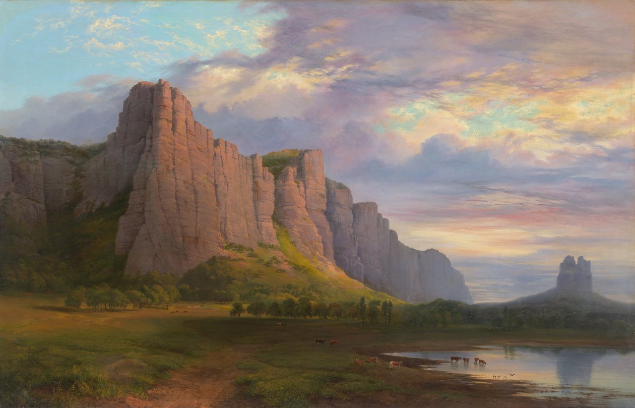 Mount Arapiles和斜接岩石 作者 尼古拉斯·谢瓦利埃（Nicholas Chevalier）