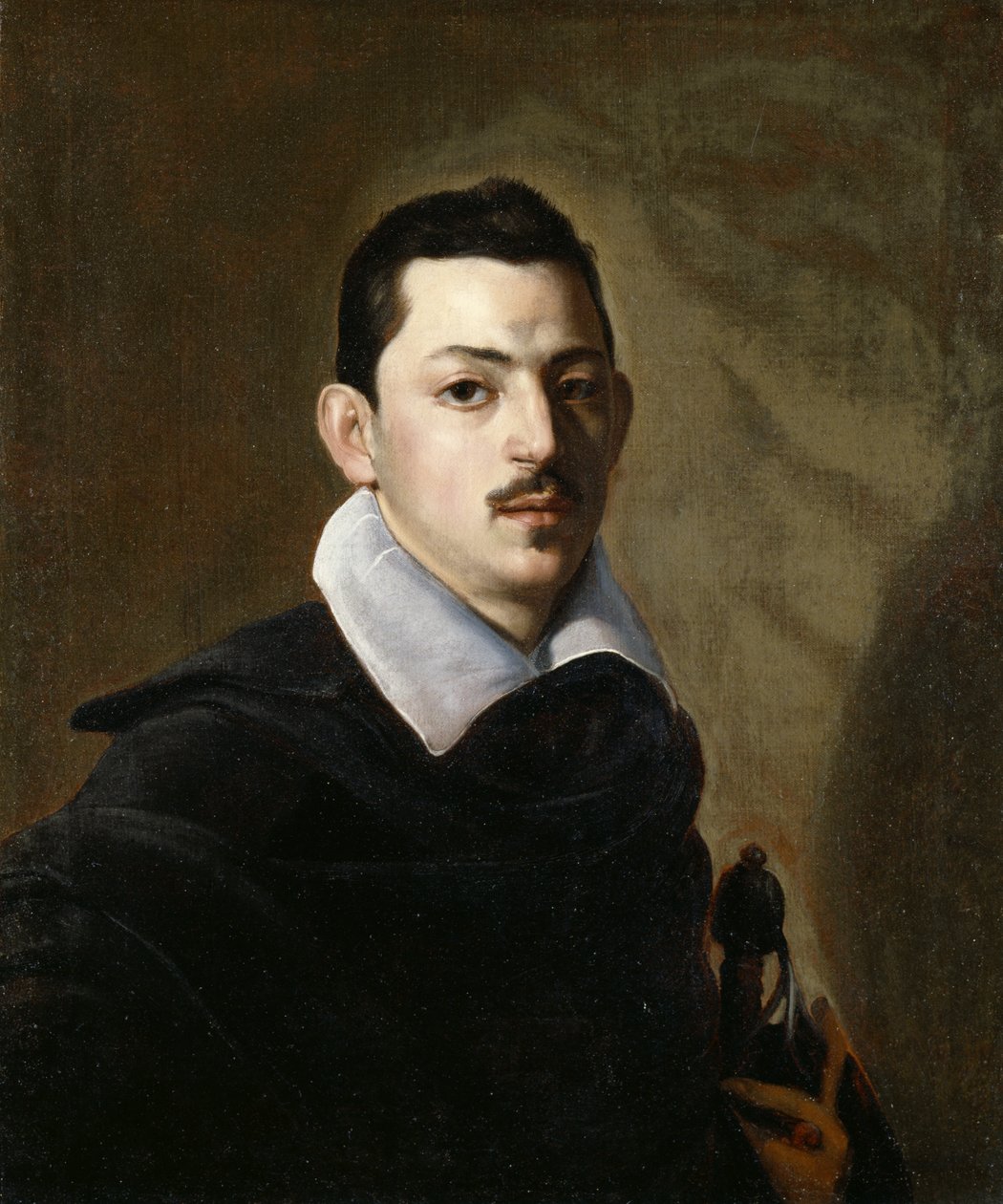 有剑的年轻人，c.1618-20 作者 尼古拉斯·雷尼里（Nicholas Renieri）