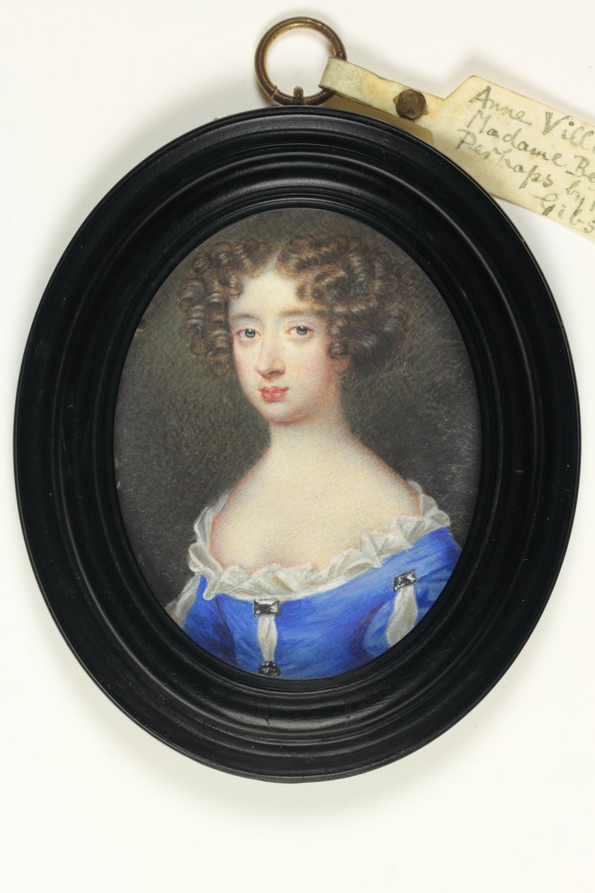 安妮·维利尔斯，本廷克夫人（象牙水彩） 作者 尼古拉斯（fl.1667 1708）Gibson Richard或Dixon