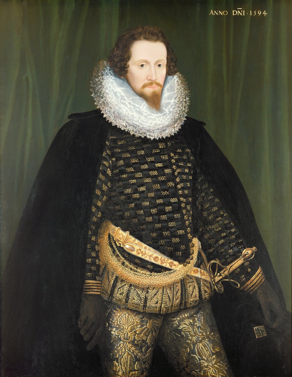 Robert Devereux（1566-1601）埃塞克斯伯爵，1594年 作者 尼古拉斯·希利亚德