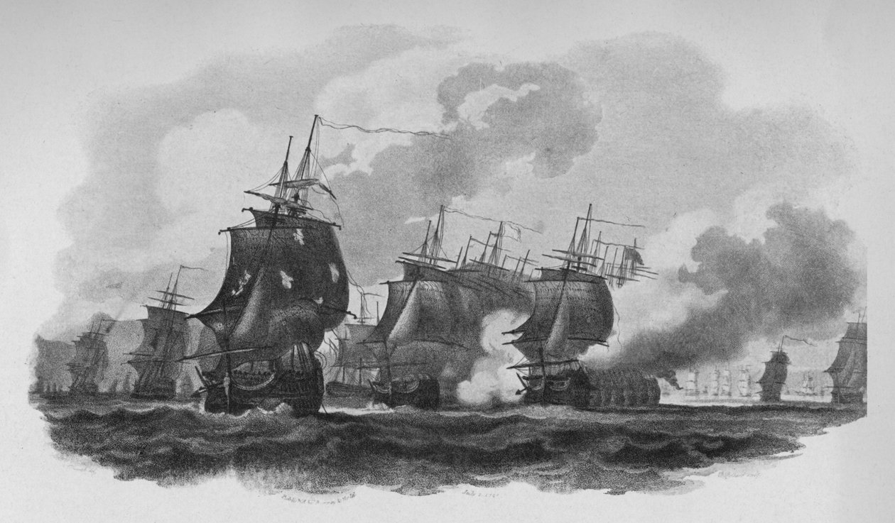 多米尼加订婚，c1782 作者 尼古拉斯·波科克（Nicholas Pocock）