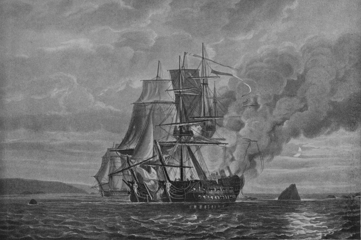 火星与LHercule，c1799 作者 尼古拉斯·波科克（Nicholas Pocock）