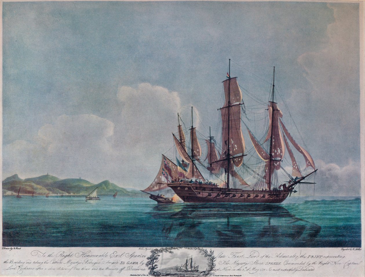 Speedy和El Gamo，c1802 作者 尼古拉斯·波科克（Nicholas Pocock）