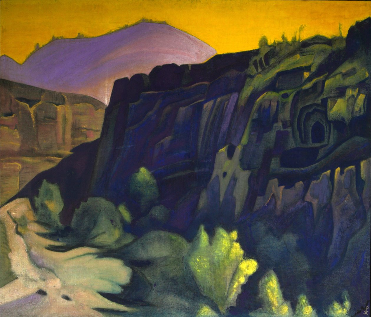 阿姜塔石窟》，1938年。 作者 尼古拉斯·罗里奇