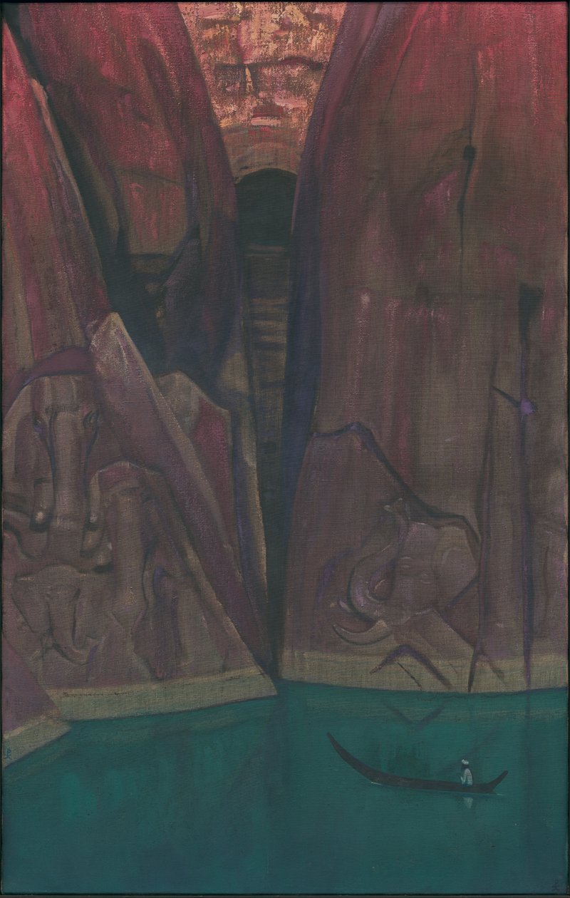 Ashram，“ Ashrams”系列，1931年 作者 尼古拉斯·罗里奇