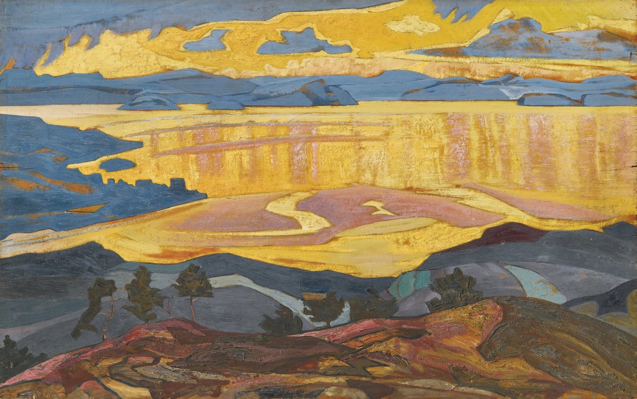 雨前，1916-1918年 作者 尼古拉·康斯坦丁·诺维奇·罗里奇