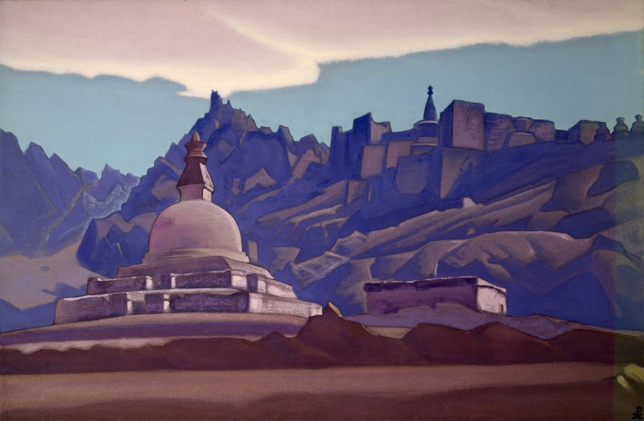 拉达克（Ladakh），埋葬土墩，1937年 作者 尼古拉斯·罗里奇
