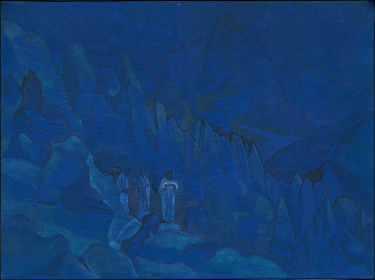 《黑暗燃烧》，“他的祖国”系列，1924年 作者 尼古拉斯·罗里奇